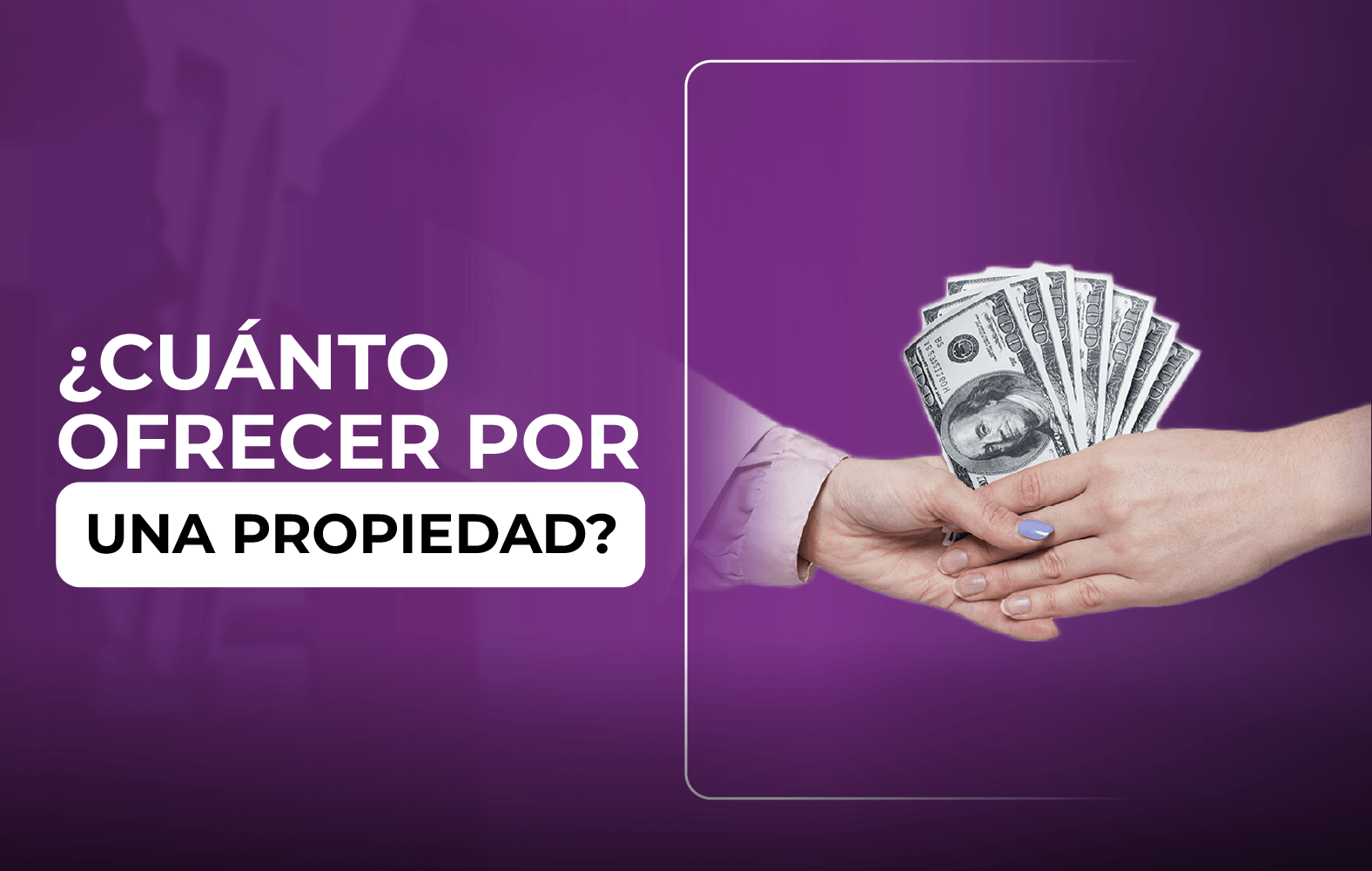 ¿Cuánto debo ofrecer por una propiedad?